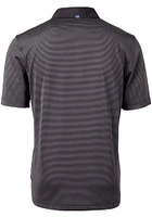 Cutter and Buck Baltimore Ravens Mens Virtue Eco Pique Micro Stripe Short Sleeve Polo