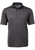 Cutter and Buck Indianapolis Colts Mens Virtue Eco Pique Micro Stripe Short Sleeve Polo