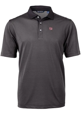 Cutter and Buck New York Giants Mens Virtue Eco Pique Micro Stripe Short Sleeve Polo