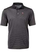 Cutter and Buck New York Giants Mens Virtue Eco Pique Micro Stripe Short Sleeve Polo