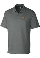 Cutter and Buck Cincinnati Bengals Mens Drytec Genre Short Sleeve Polo