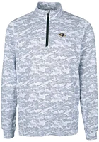 Cutter and Buck Baltimore Ravens Mens Charcoal Traverse Camo Long Sleeve Qtr Zip Pullover