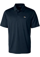 Cutter and Buck Denver Broncos Mens Navy Blue Prospect Short Sleeve Polo