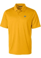 Cutter and Buck Green Bay Packers Mens Gold Prospect Short Sleeve Polo