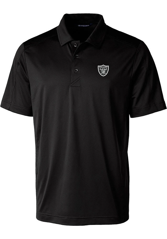 Cutter and Buck Las Vegas Raiders Mens Prospect Short Sleeve Polo