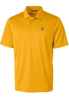 Cutter and Buck Minnesota Vikings Mens Gold Prospect Short Sleeve Polo