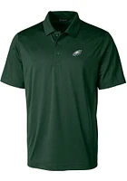 Cutter and Buck Philadelphia Eagles Mens Kelly Green Prospect Design Short Sleeve Polo