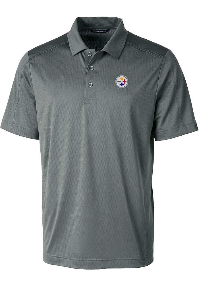 Cutter and Buck Pittsburgh Steelers Mens Prospect Short Sleeve Polo