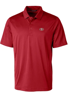 Cutter and Buck San Francisco 49ers Mens Cardinal Prospect Short Sleeve Polo