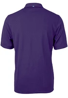 Cutter and Buck Baltimore Ravens Mens Purple Virtue Eco Pique Style Short Sleeve Polo