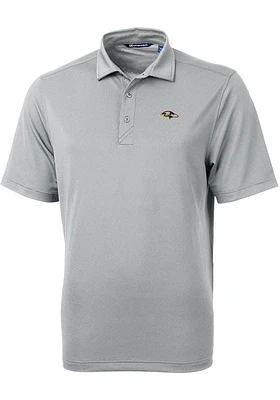 Cutter and Buck Baltimore Ravens Mens Virtue Eco Pique Short Sleeve Polo