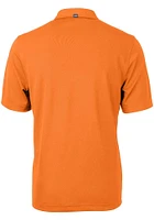 Cutter and Buck Chicago Bears Mens Orange Virtue Eco Pique Short Sleeve Polo