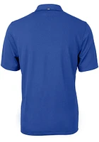 Cutter and Buck Indianapolis Colts Mens Blue Virtue Eco Pique Style Short Sleeve Polo