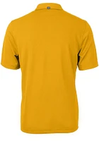 Cutter and Buck Los Angeles Rams Mens Gold Virtue Eco Pique Short Sleeve Polo