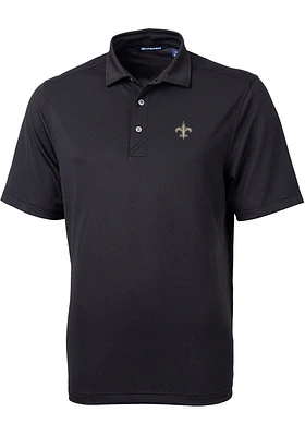 Cutter and Buck New Orleans Saints Mens Virtue Eco Pique Short Sleeve Polo