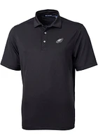 Cutter and Buck Philadelphia Eagles Mens Virtue Eco Pique Short Sleeve Polo