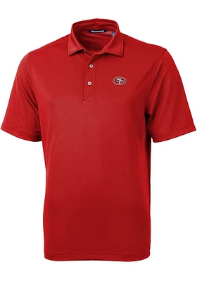 Cutter and Buck San Francisco 49ers Mens Virtue Eco Pique Short Sleeve Polo
