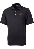Cutter and Buck Tampa Bay Buccaneers Mens Virtue Eco Pique Short Sleeve Polo