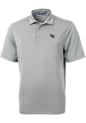 Cutter and Buck Tennessee Titans Mens Virtue Eco Pique Short Sleeve Polo