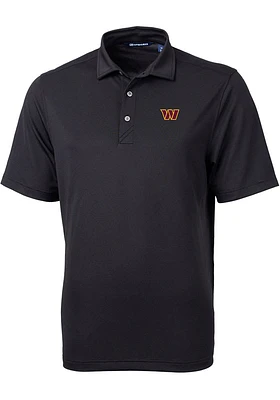 Cutter and Buck Washington Commanders Mens Virtue Eco Pique Short Sleeve Polo