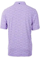 Cutter and Buck Baltimore Ravens Mens Virtue Eco Pique Botanical Short Sleeve Polo