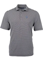 Cutter and Buck Indianapolis Colts Mens Black Virtue Eco Pique Stripe Short Sleeve Polo