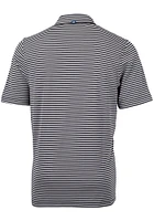 Cutter and Buck Washington Commanders Mens Virtue Eco Pique Stripe Short Sleeve Polo