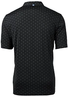 Cutter and Buck New Orleans Saints Mens Black Virtue Eco Pique Tle Short Sleeve Polo