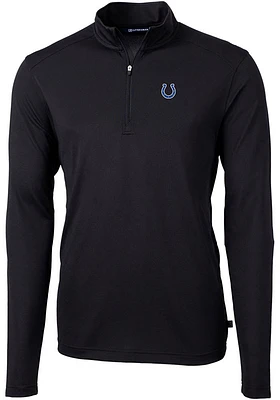 Cutter and Buck Indianapolis Colts Mens Virtue Eco Pique Long Sleeve Qtr Zip Pullover