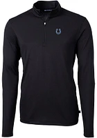 Cutter and Buck Indianapolis Colts Mens Virtue Eco Pique Long Sleeve Qtr Zip Pullover