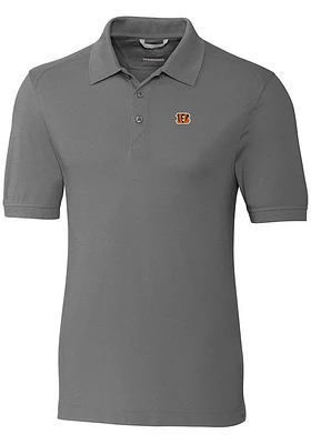 Cutter and Buck Cincinnati Bengals Mens Advantage Short Sleeve Polo