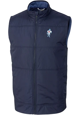 Cutter and Buck Houston Texans Big Tall Navy Blue Historic Stealth Mens Vest