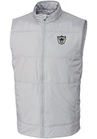 Cutter and Buck Las Vegas Raiders Big Tall Grey Historic Stealth Mens Vest