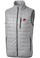 Cutter and Buck Buffalo Bills Big Tall Grey Historic Rainier PrimaLoft Mens Vest