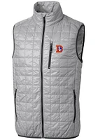 Cutter and Buck Denver Broncos Big Tall Grey Historic Rainier PrimaLoft Mens Vest