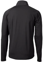 Cutter and Buck Cincinnati Bengals Mens Black Historic Adapt Eco Hybrid Long Sleeve 1/4 Zip Pull..