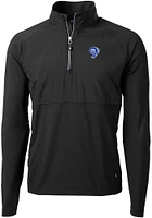 Cutter and Buck Los Angeles Rams Mens Historic Adapt Eco Hybrid Long Sleeve Qtr Zip Pullover