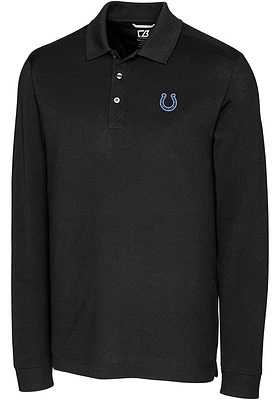 Cutter and Buck Indianapolis Colts Mens Advantage Long Sleeve Polo Shirt