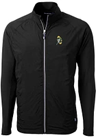 Cutter and Buck Green Bay Packers Mens Black Historic Adapt Eco Light Weight Jacket