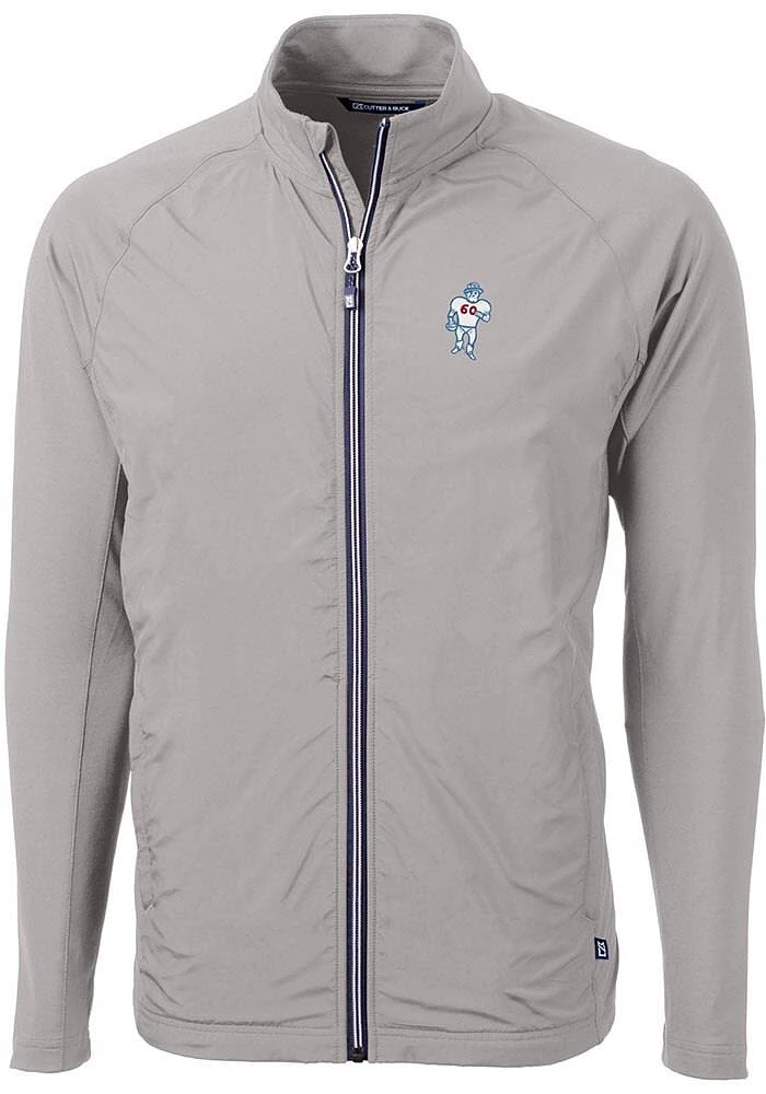 Cutter and Buck Houston Texans Mens Grey Historic Adapt Eco Light Weight Jacket