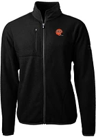 Cutter and Buck Cincinnati Bengals Mens Black Historic Cascade Sherpa Light Weight Jacket