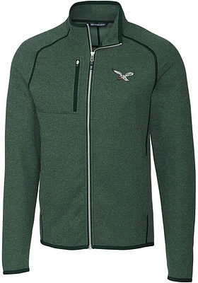 Cutter and Buck Philadelphia Eagles Mens Kelly Green Historic Mainsail Medium Weight Jacket