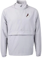 Cutter and Buck Arizona Cardinals Mens Grey Historic Charter Eco Pullover Jackets