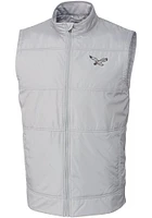 Cutter and Buck Philadelphia Eagles Mens Grey Historic Stealth Sleeveless Jacket