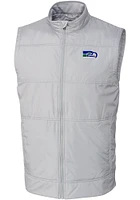 Cutter and Buck Seattle Seahawks Mens Grey Historic Stealth Sleeveless Jacket