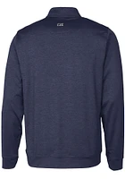 Cutter and Buck New York Giants Mens Navy Blue Stealth Long Sleeve Qtr Zip Pullover