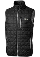 Cutter and Buck New York Jets Mens Historic Rainier PrimaLoft Sleeveless Jacket