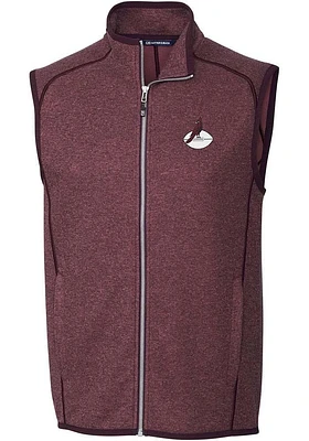 Cutter and Buck Arizona Cardinals Mens Maroon Mainsail Sleeveless Jacket