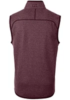 Cutter and Buck Arizona Cardinals Mens Maroon Mainsail Sleeveless Jacket