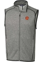 Cutter and Buck Cincinnati Bengals Mens Grey Historic Mainsail Sleeveless Jacket